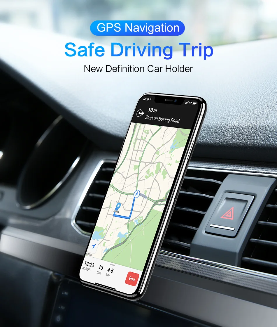 ACCEZZ магнитный автомобильный держатель для телефона для iPhone X XS samsung huawei Air Vent держатель подставка для смартфона магнитный автомобильный держатель для телефона