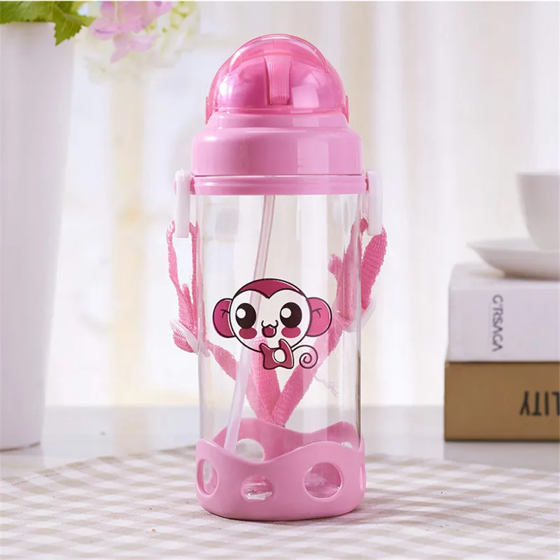 Детская Бутылочка для питья без бисфенола А 400 мл|straw drink bottle|drink bottlewater bottle |
