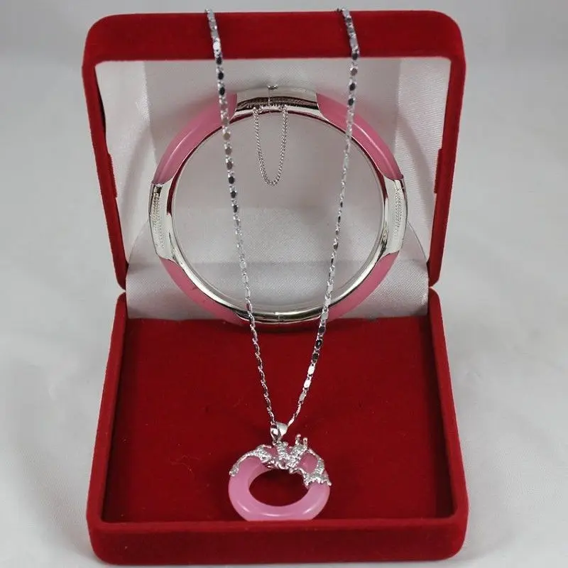 Free shipping 316 6 color bangle dragon pendant earring set can choose | Украшения и аксессуары