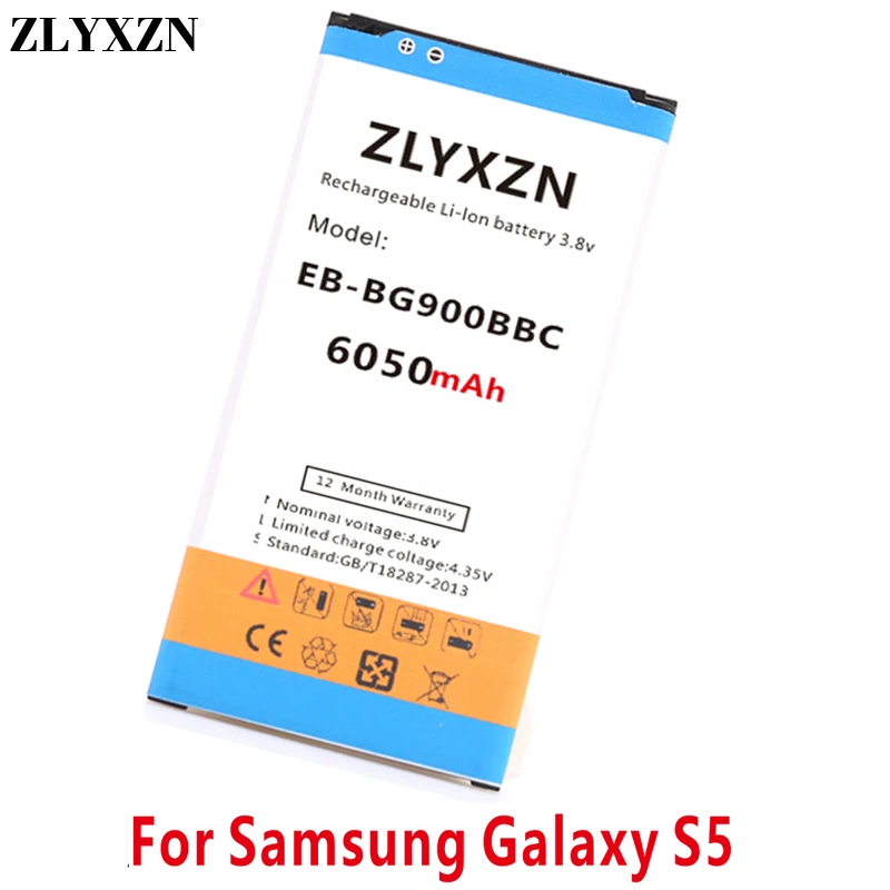 6050 мА/ч EB BG900BBC для Samsung Galaxy S5 Батарея i9600 i9602 i9605 G900F G900T G9008 G9009D G9006W G900S G900