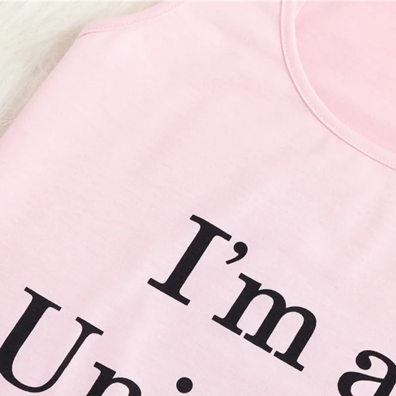SHEIN Модная Пижама С Текстовым Принтом Женский Летний Повседневный Топ Без Рукавов И Длинные Брюки Комплект Пижамы