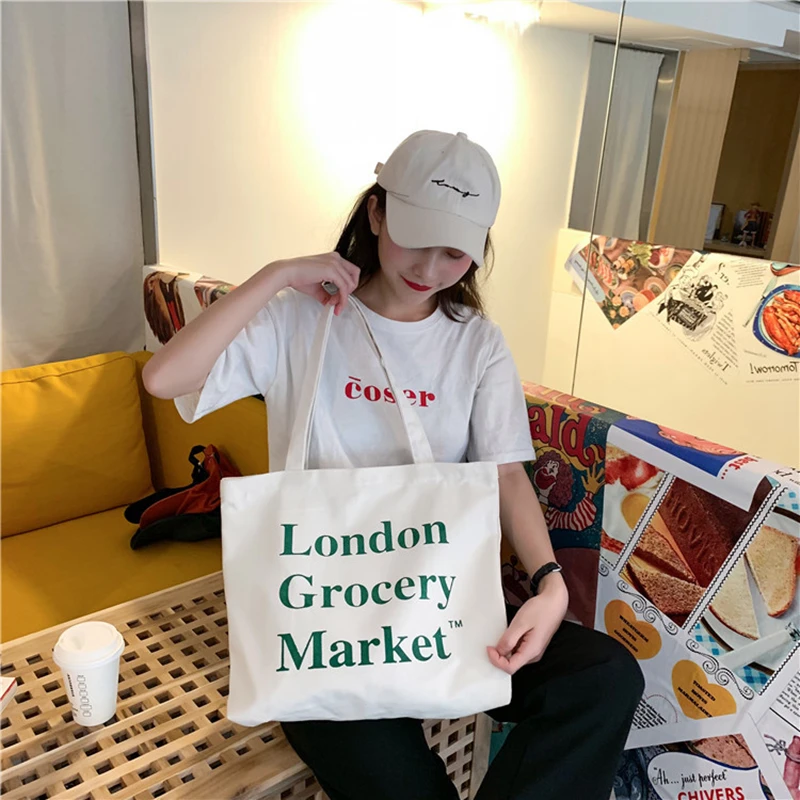 Женская сумка Youda для покупок простая вместительная Холщовая Сумка повседневный