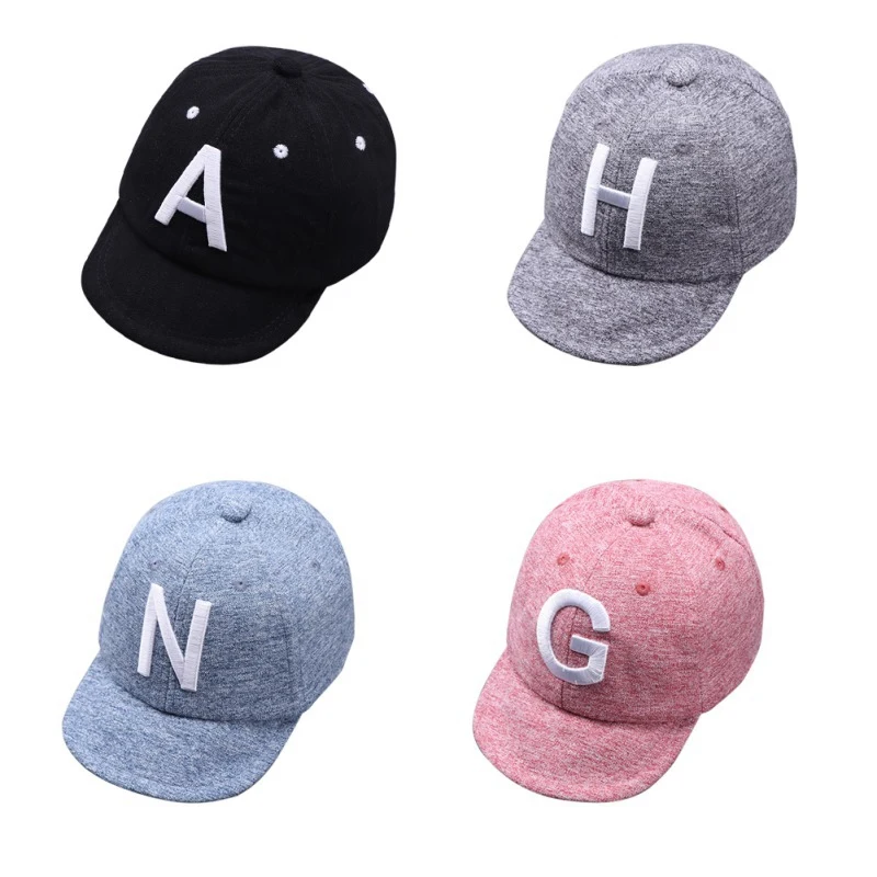 Spring Kids Baby Hats Accessories Adjustable Ball Hat Boys Girls Baseball Cap Breathable Letter Embroidery Visors Caps | Детская одежда