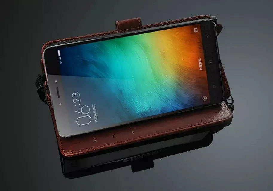 Redmi Note 4 4X 5 дюйма с отделениями для карт чехол Xiaomi Pro кожаный телефона ультра