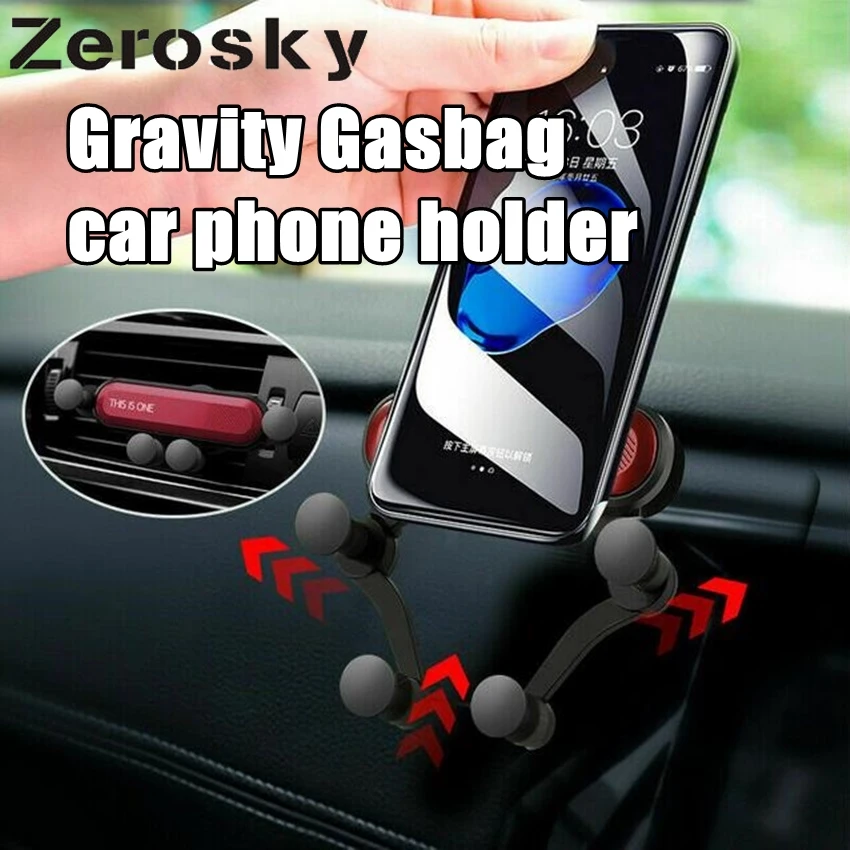 Автомобильный держатель для телефона Gravity Gasbag подставка крепление на
