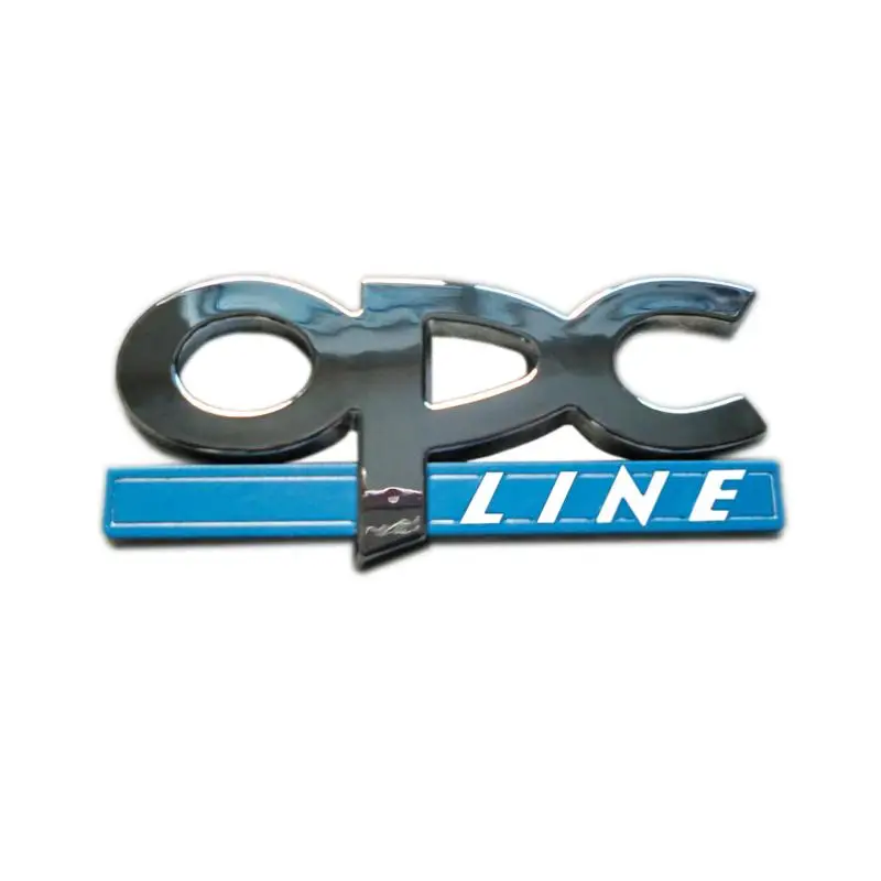 Пластиковая Хромовая OPCLINE OPC линия модификации автомобиля стикер эмблема