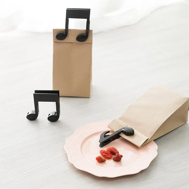 Creative Note Modeling Bag Clip Multi-function Drying Windproof Food Sealing Folder Practical Storage Gadget | Дом и сад