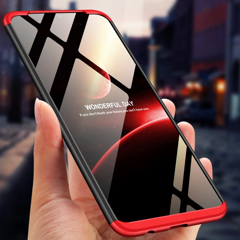 360 градусов полный защитный чехол для телефона Samsung Galaxy A10 A20 A30 3 в 1 Противоударная