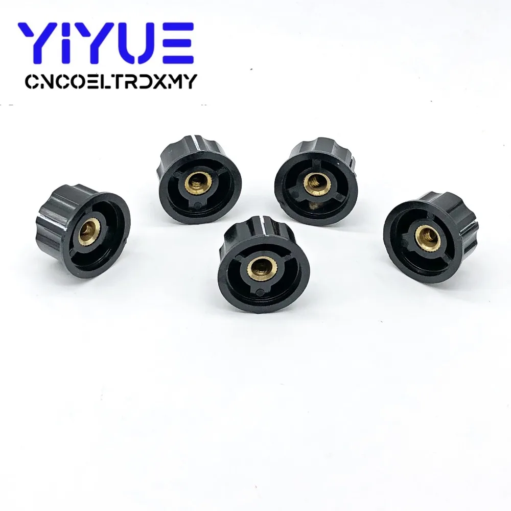 5 шт. колпачок потенциометра 6 мм диаметр отверстия вала поворотный переключатель