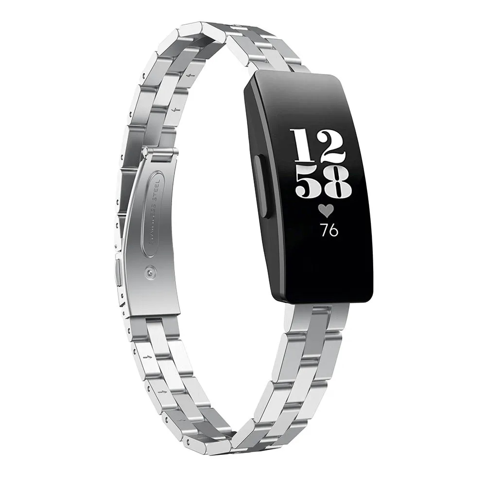 Ремешок из нержавеющей стали для часов Fitbit Inspire HR сменный Браслет | Наручные часы