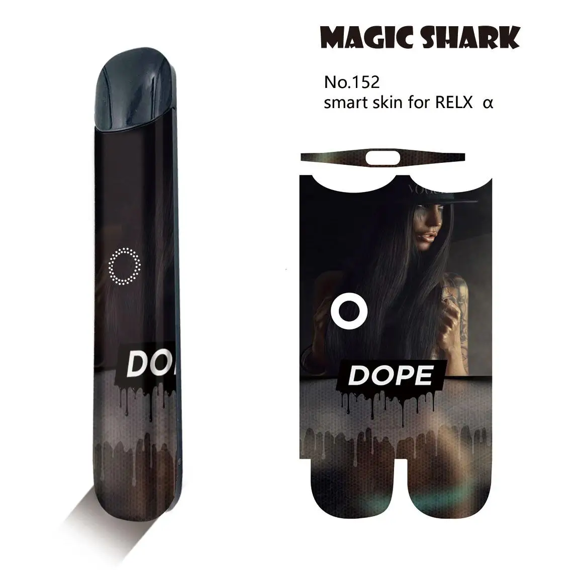 Чехол-накладка Magic Shark Tigar для электронной сигареты Relx Alpha a 151-171 | Мобильные