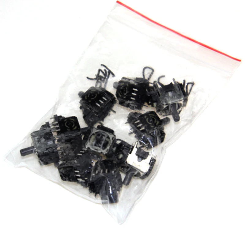 10PCS/LOT 3D analog joystick joysticker for Playstation 4 PS4 controller repair Black | Электроника