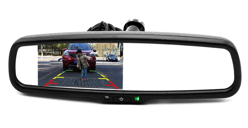 GreenYi 4," TFT lcd автомобильное лобовое стекло, внутренние зеркала, зеркало заднего вида, монитор с оригинальным кронштейном для Kia hyundai Ford VW