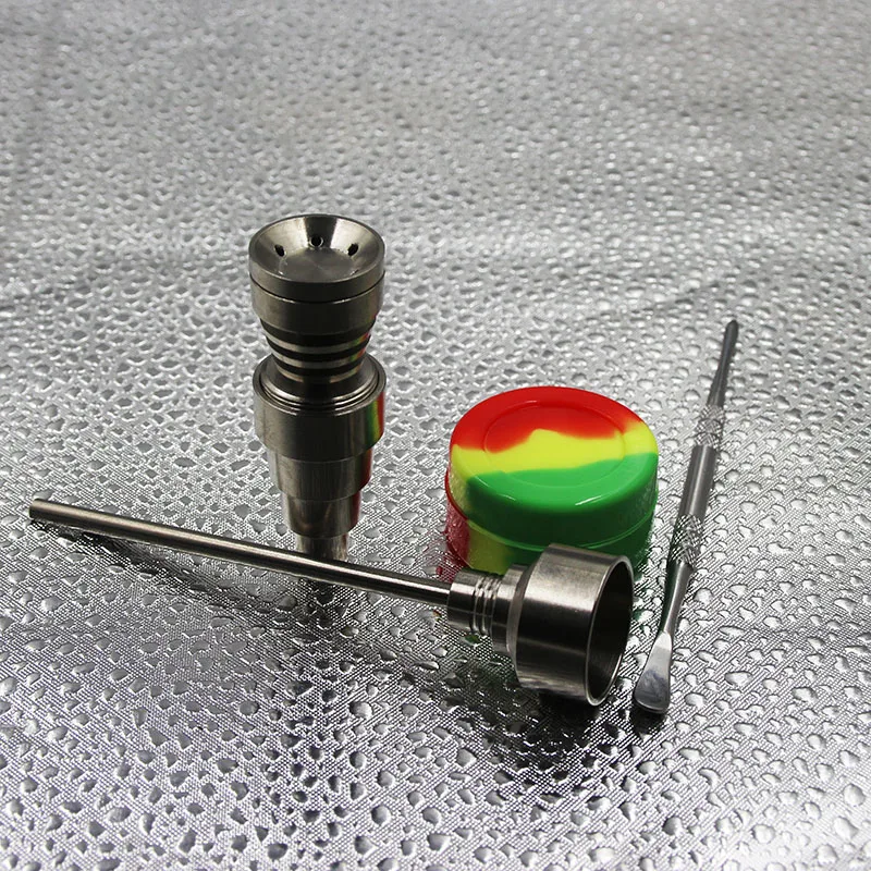 10/14/18 мм Мужская и женская Gr2 Титановая Крышка для гвоздей Carb Dabber dab rig силиконовая