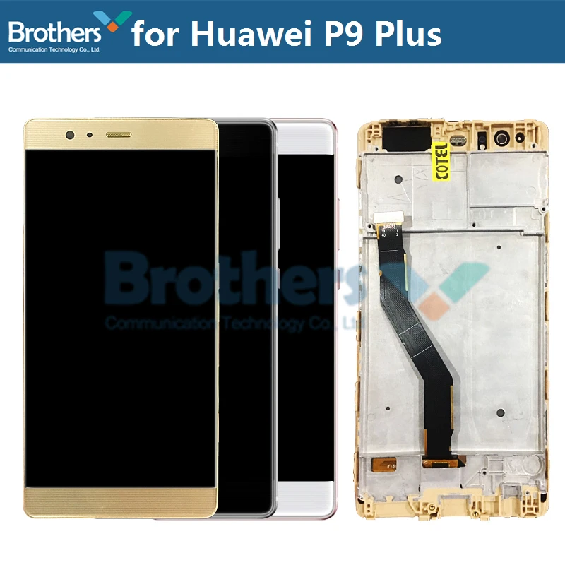 ЖК-экран для Huawei P9 Plus ЖК-дисплей VIE-L09 VIE-L29 сборка ЖК-дисплея с рамкой сенсорный
