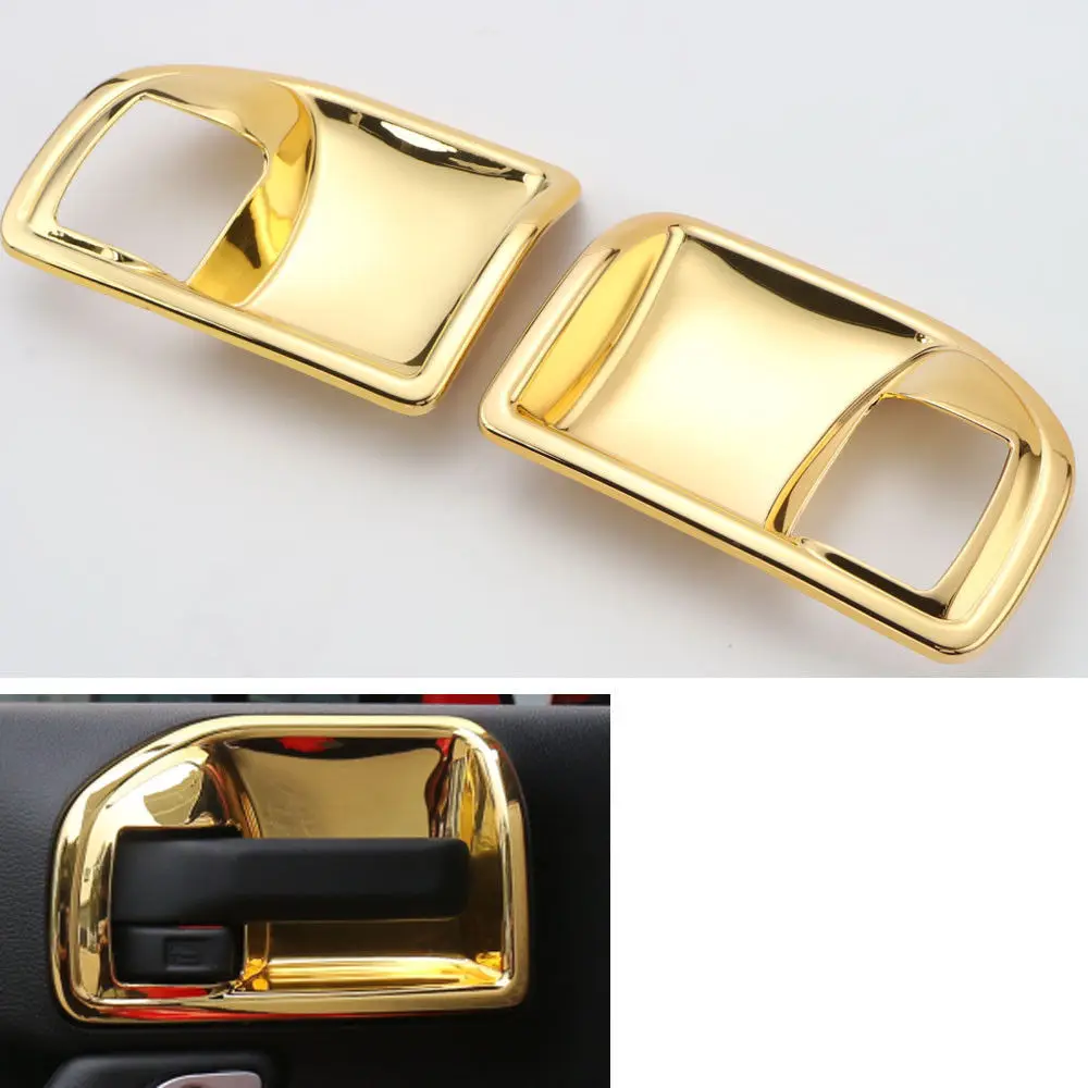 Car-styling Interior Door Handle Bowl Cover Trim Chrome ABS Sticker For Jeep Wrangler Rubicon JK 2011-16 2 Doors Car Accessories |