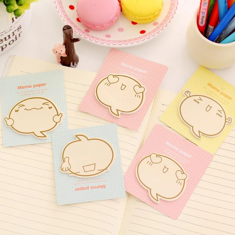 Милые Kawaii блокнот для заметок креативные наклейки липкая бумага детские