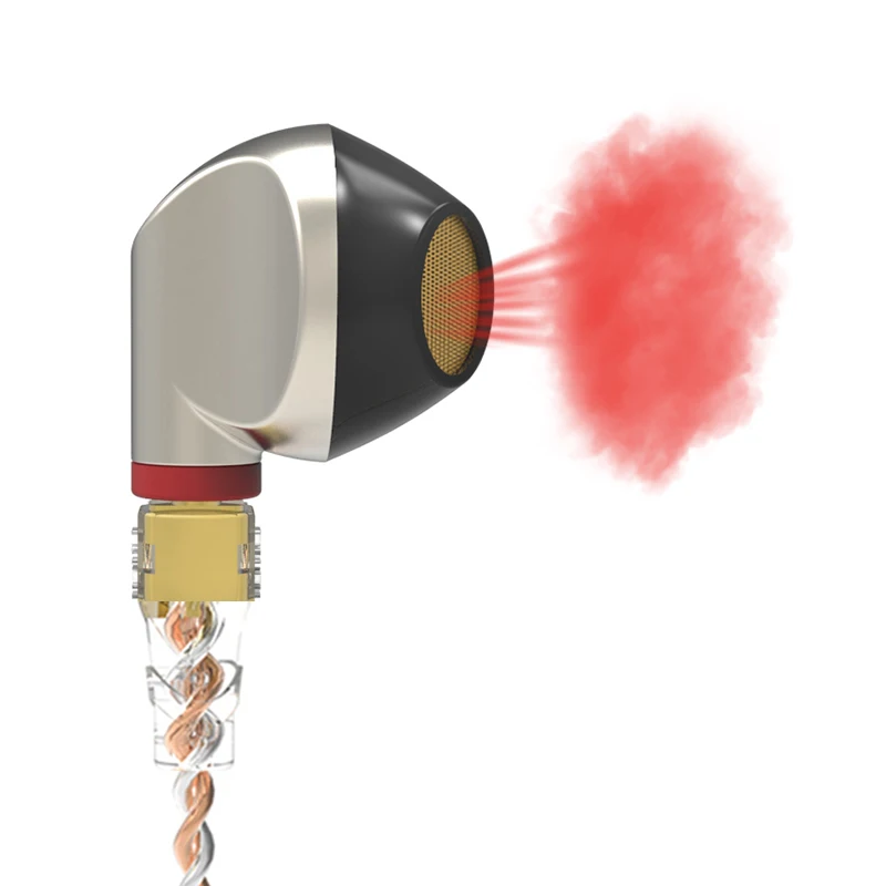 SFR SENFER PT25 в ухо наушник Earburd Графен Динамический драйвер блок HIFI ушной с MMCX съемная