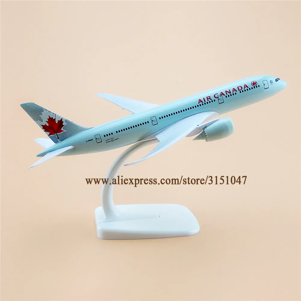 20 см воздух Канада авиалиний B787 Boeing 787 Воздушный самолет модель сплав