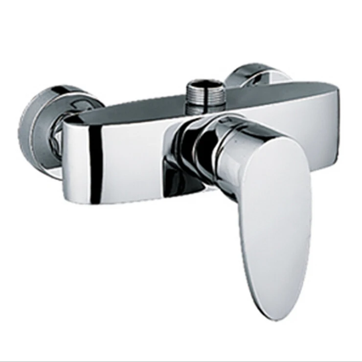 

L16202-роскошный настенный хромированный латунный смеситель для душа горячей и холодной воды