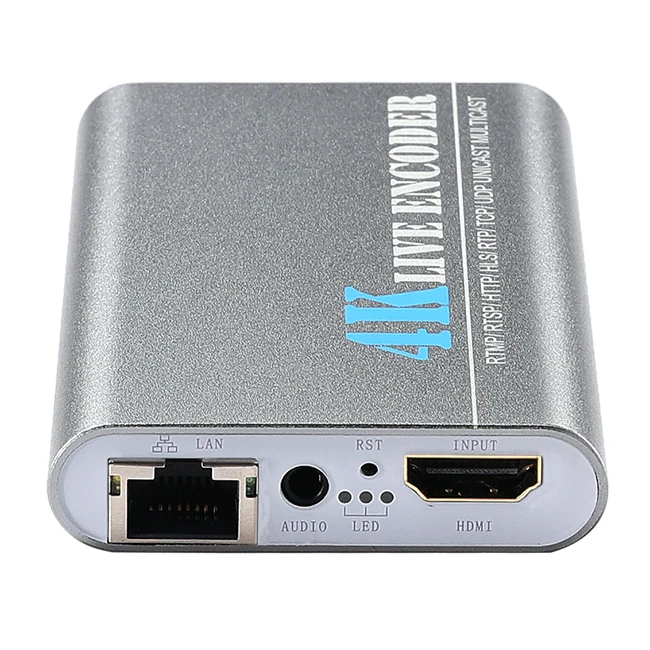 URay 3840*2160 P 30fps 4K Ultra HD HEVC HDMI к IP видео кодер H.265 H.264 IPTV кодер живого потокового кодировщика H265 сервер