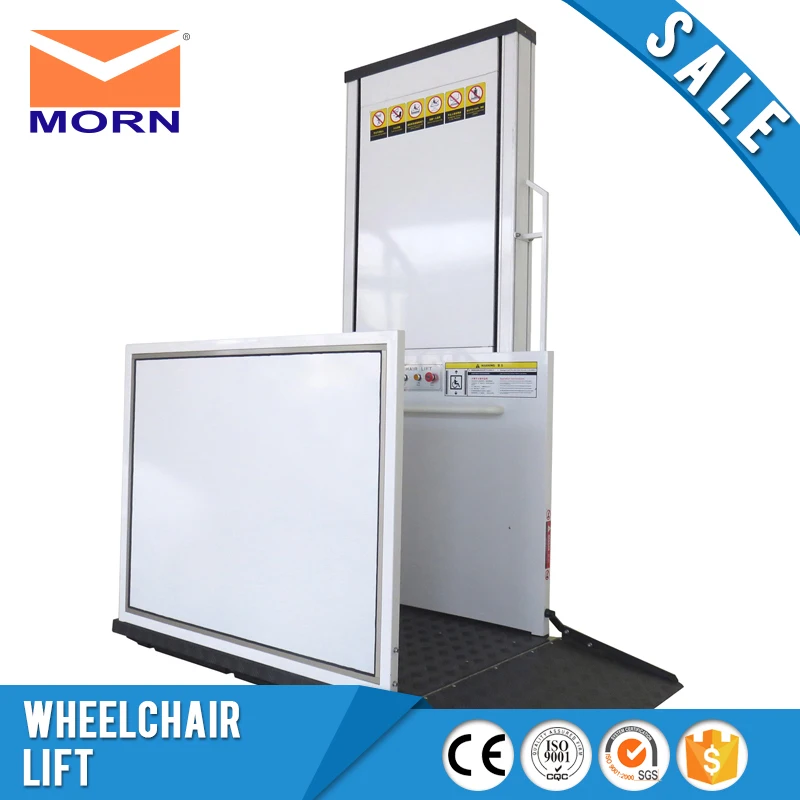 1.6m vertical wheelchair lift hydraulic platform small home elevator indoor and oudoor used for hospital restraurant | Инструменты