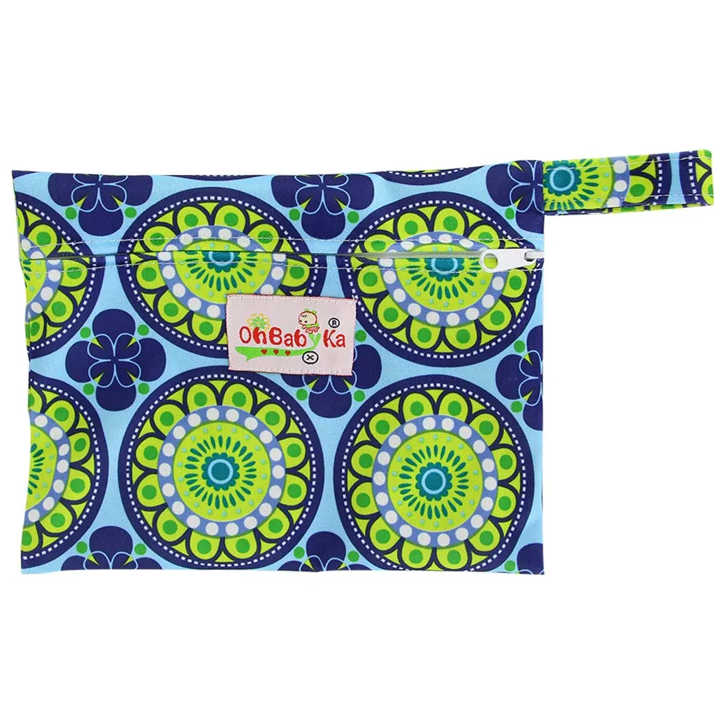 Ohbabyka женские менструальные салфетки подушечки бамбуковый уголь дневные подушечки с принтом персонажа для женщин менструальные женские прокладки Mama Coth Pad Размер M - Цвет: WSG03