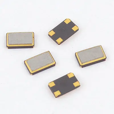 5 x SMD кварцевые хрустальные поверхностного монтажа 32 МГц 000 Частота Серебряный