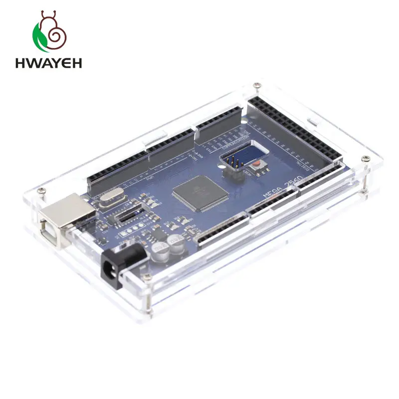 Корпус прозрачный глянцевый акриловый совместимый с arduino Mega 2560 R3 чехол 1 шт. |