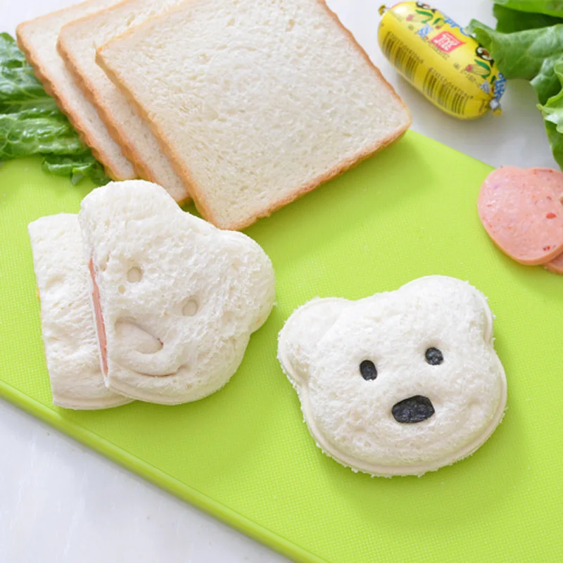 Высокое качество форма маленького медведя сэндвич хлеб печенье тисненое