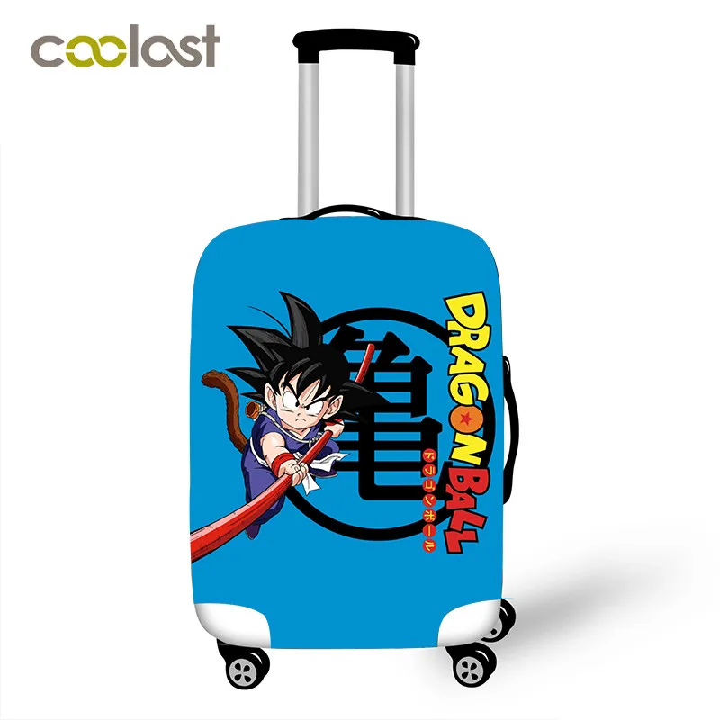 Dragon Ball чемодан защитные чехлы эластичный Saiyan Goku Vegeta багажный чехол для 18-32 дюймов Сумка для путешествий аксессуары для путешествий - Цвет: XT QLZ1