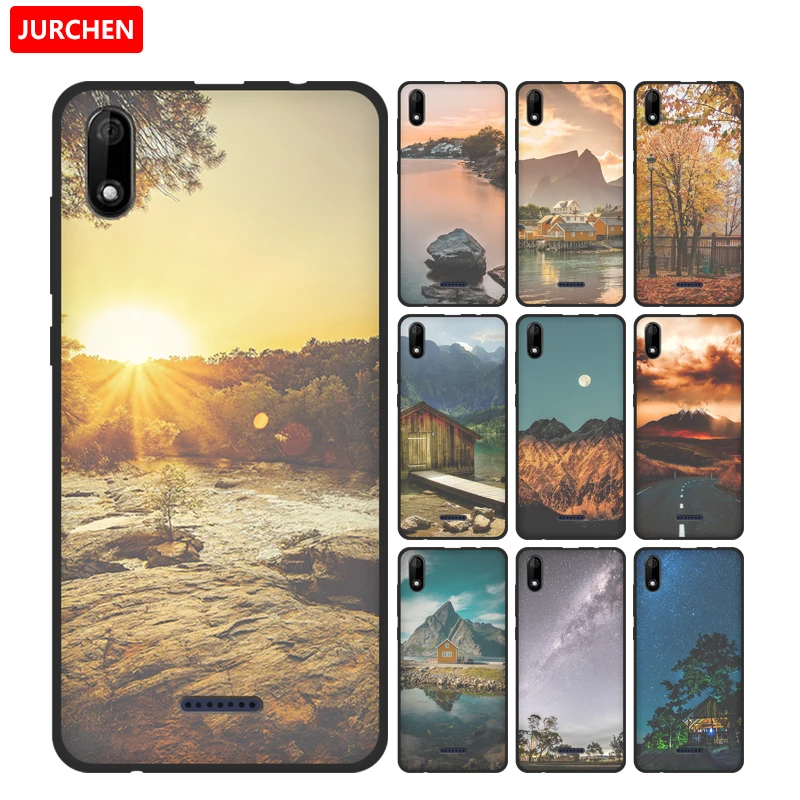 Чехол JURCHEN для Wiko Y60 чехол Y 60 Мягкая силиконовая задняя крышка с 3D рисунком из ТПУ