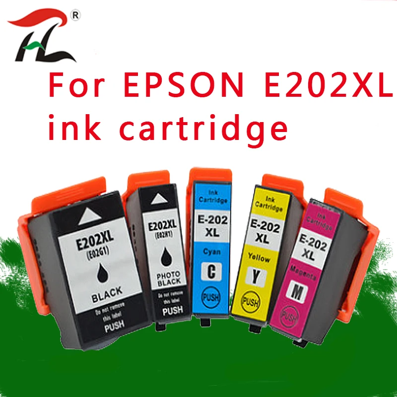 5 шт. картриджи для принтера Epson 202XL T202XL E202XL | Компьютеры и офис