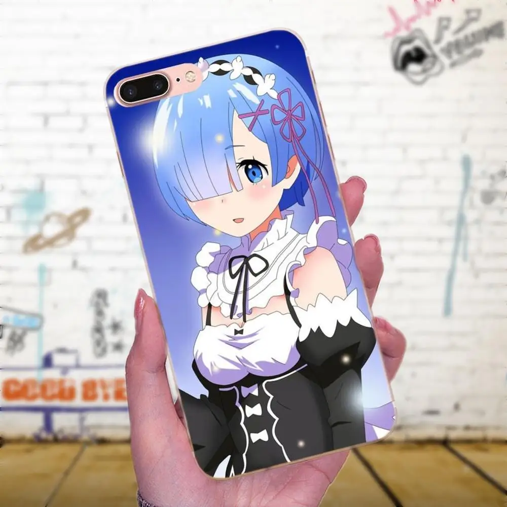 Аниме Zero Rem для Galaxy A3 A5 A7 On5 On7 2015 2016 2017 Grand Alpha G850 Core2 Prime S2 I9082 ТПУ чехлы телефонов |