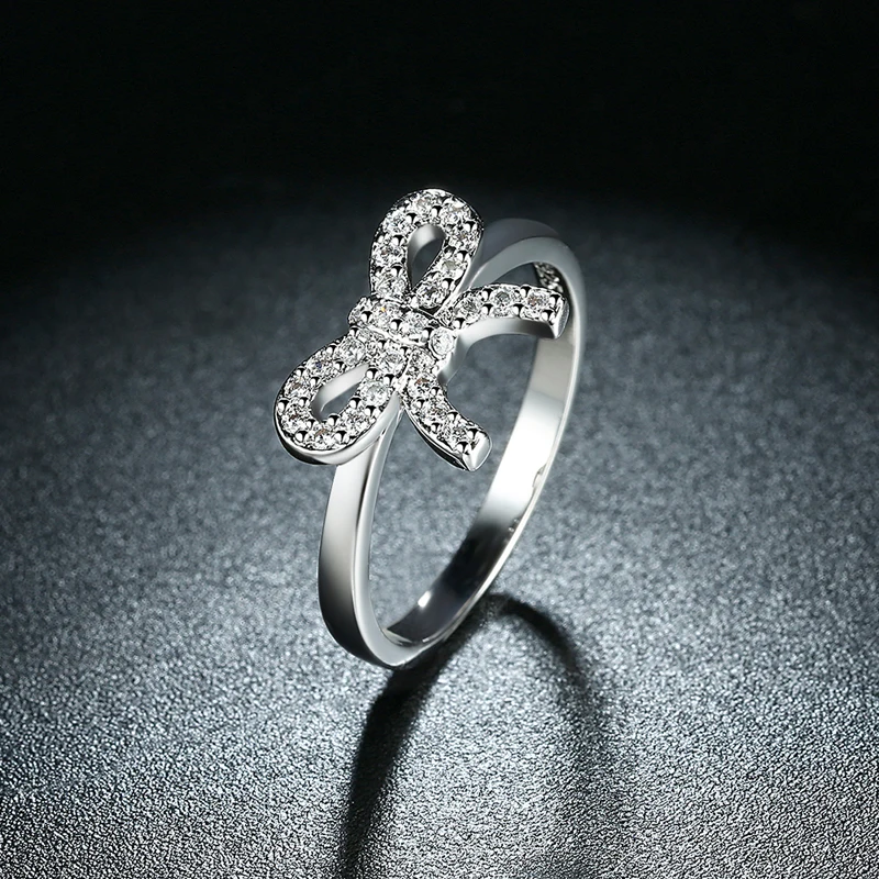 Bow Designer 925 Sterling Silver Ring For Lady | Украшения и аксессуары