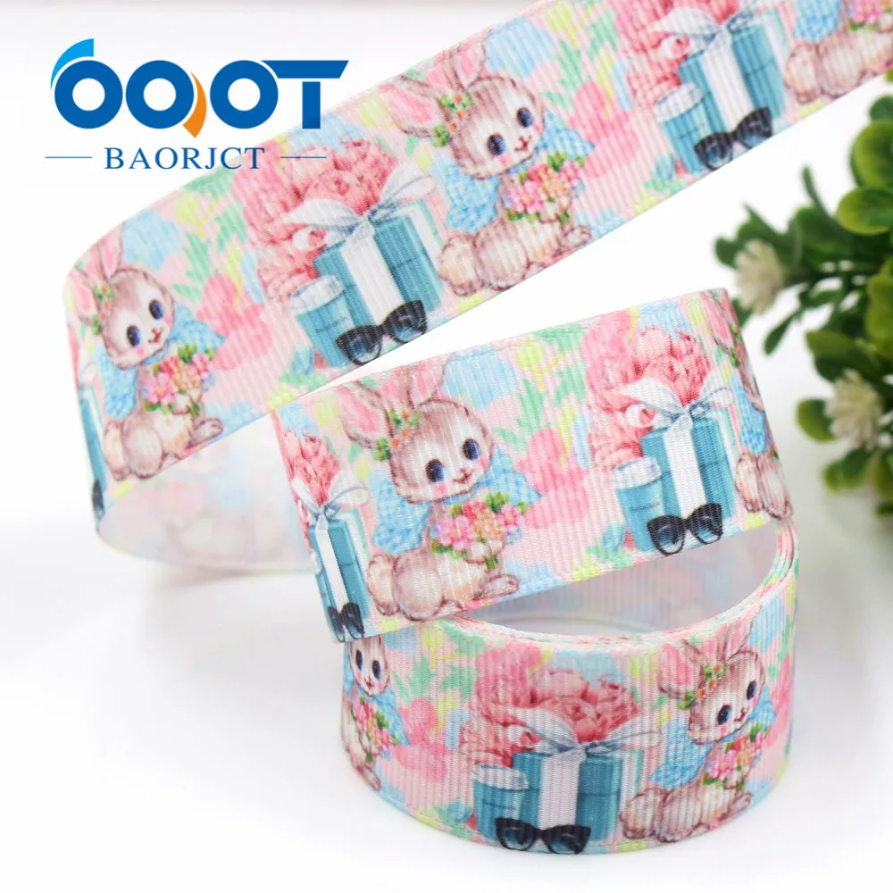 OOOT BAORJCT G-181017-1405, 25 мм 10 ярдов маленькие животные ленты термотрансферные печатные grosgrain, рукоделие Подарочная упаковка МАТЕРИАЛЫ