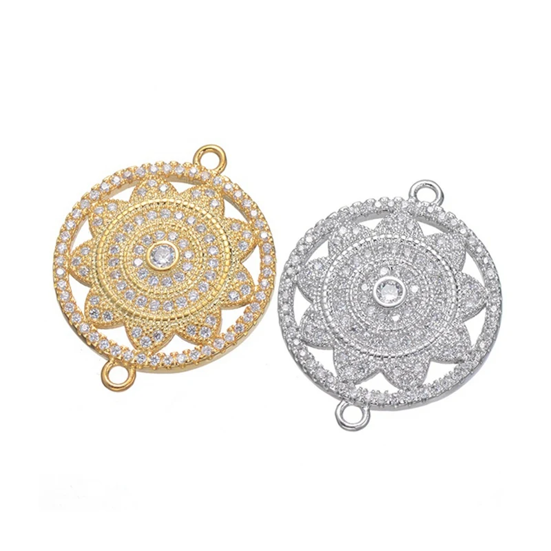 Принадлежности для ювелирных изделий оптовая продажа позолоченный Солнечный