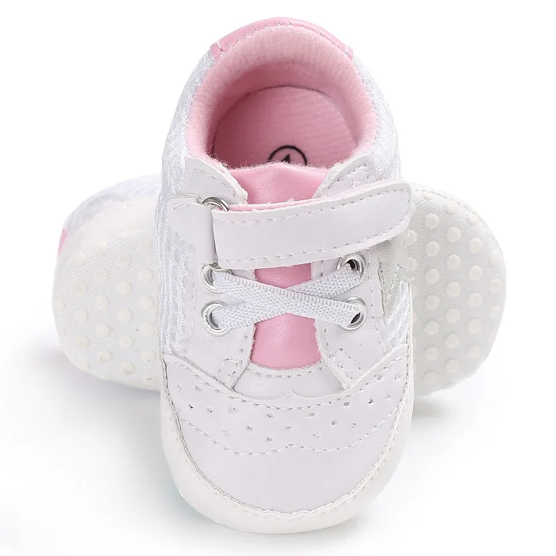 Baby Solid Mesh Grid First Walkers Sneakers Shoes Toddler Classic Anti-slip For 0-18M Newborn Boys Girl |