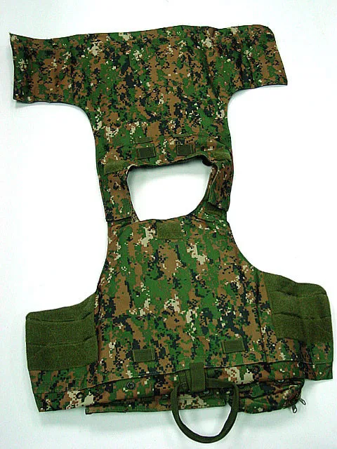 Molle Assault Plate Carrier Vest Digital Camo Woodland free shipping | Безопасность и защита