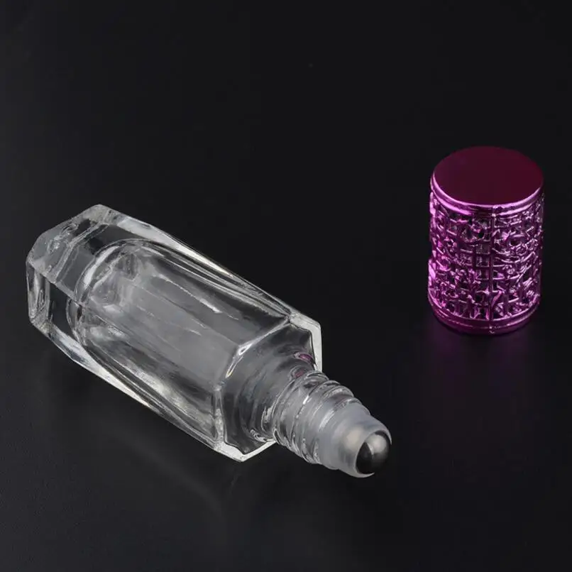 Wholesale 10ml Steel Ball Roll-On Printing Refillable Perfume Bottle&ampEmpty Glass Bottle With Colorful Lid | Красота и здоровье