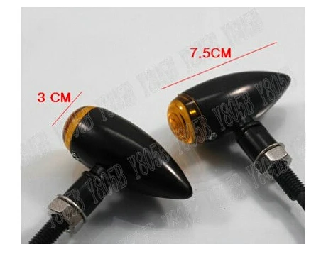 Хромовая пуля светодиодный указатель поворота для Yamaha VStar 400 650 1100 1300 Virago Xv 250 535 750