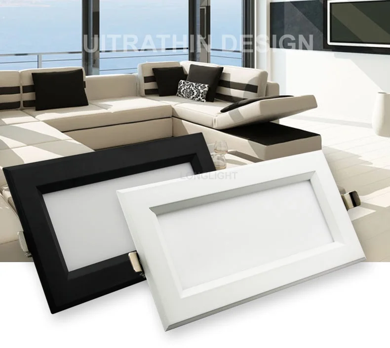 Новая ультратонкая квадратная Светодиодная панель с регулируемой яркостью 12 Вт