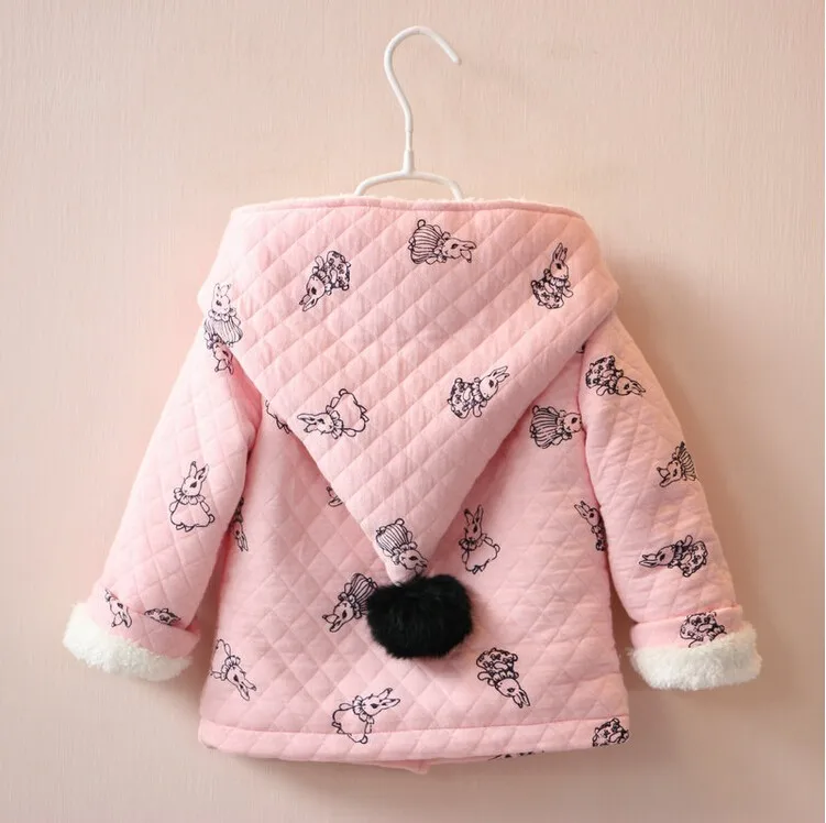 Детские куртки с капюшоном BibiCola теплые для девочек на осень и зиму|warm autumn jacket|baby