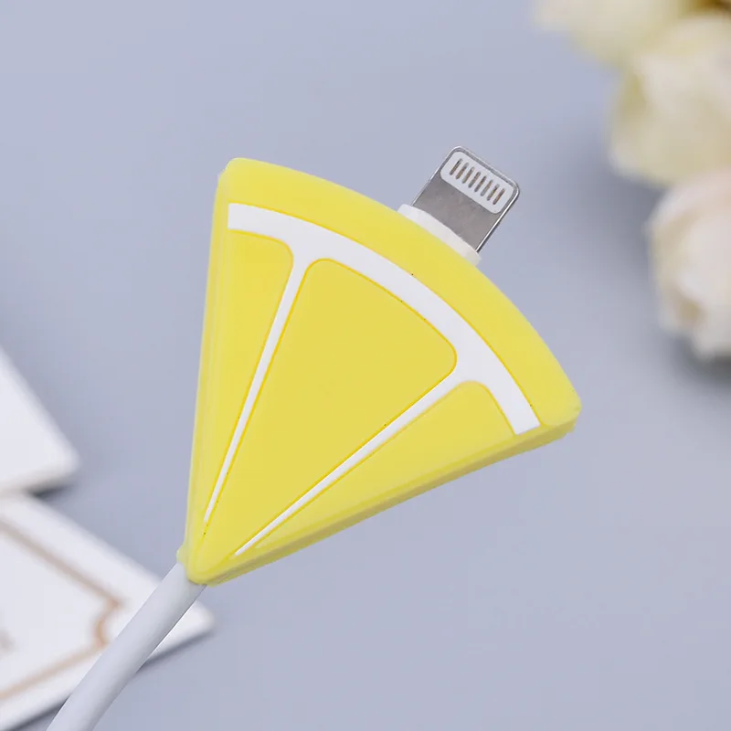 Design 1 as photo Высокое качество Ангел/летучая мышь USB кабель производитель Мультфильм шнур, кабель для наушников провода крышка намотки зарядное устройство Органайзер держатель для Iphone - Цвет: Design 1 as photo