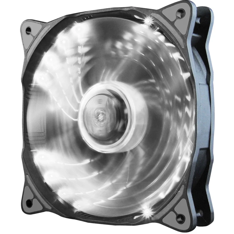 PCCOOLER f1211 12 см чехол для ноутбука вентилятор охлаждения Silent Fan 16 светодиодов ТИХИЙ