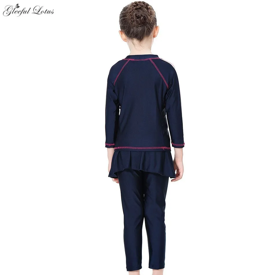 Мусульманский купальный костюм для девочек мусульманский скромный купальник Hajib