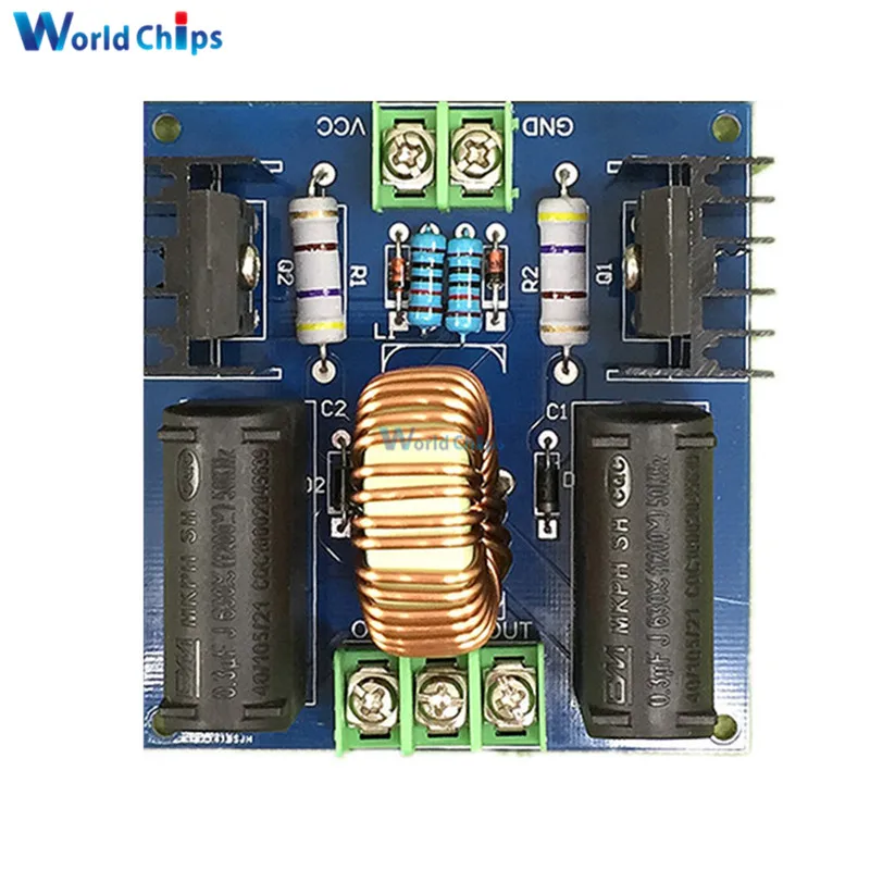 Плата драйвера ZVS для катушки Tesla 10 А 200 Вт источник питания повышающий