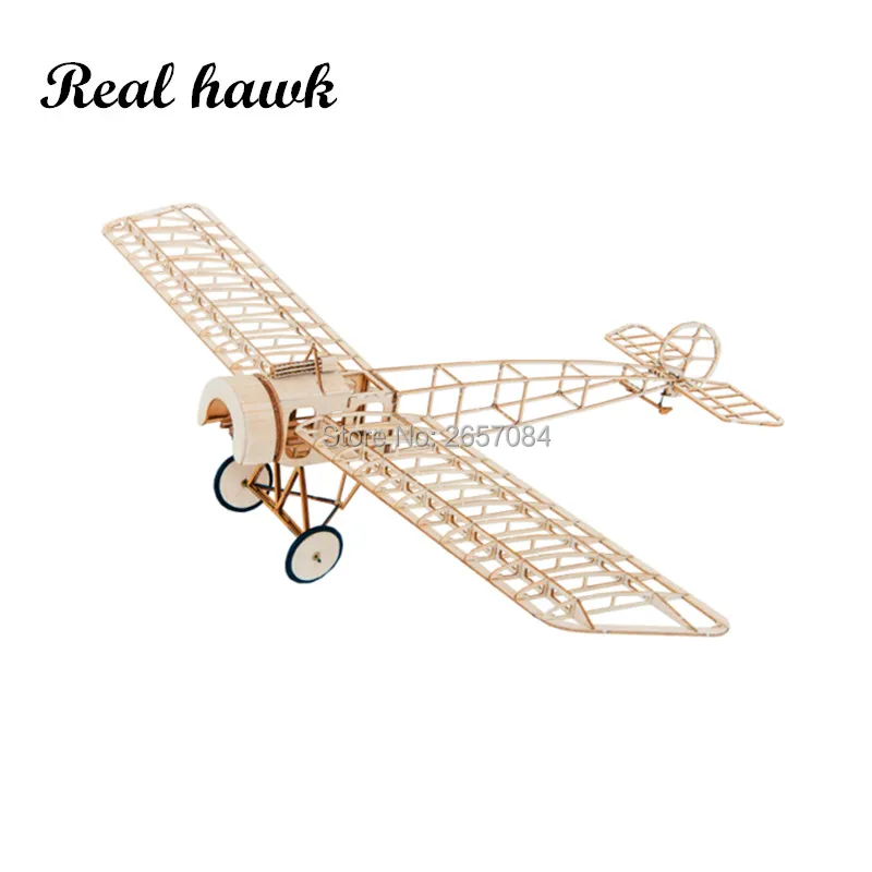 Мини радиоуправляемый самолет лазерная резка Balsa деревянный комплект Fokker EIII