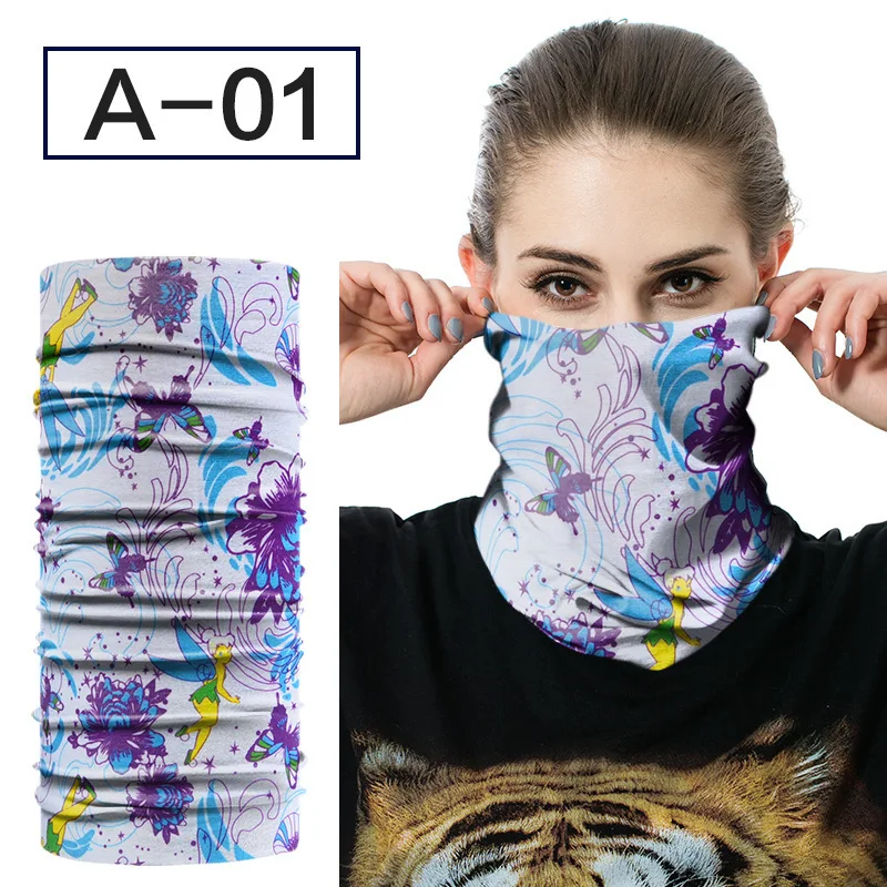 Многофункциональная бандана на шею высокого качества камуфляжная бесшовная