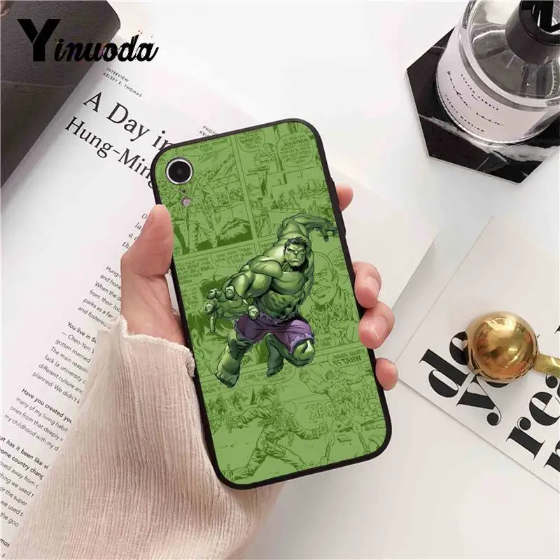 Чехол для телефона Yinuoda Marvel DC с человеком-пауком Бэтменом Железным человеком iPhone 8
